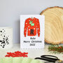 Personalised Christmas Jumper Decoration And Card, thumbnail 3 of 4