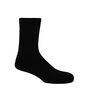 His And Hers Plain Bed Socks Black And Cream, thumbnail 2 of 3