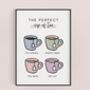 The Perfect Cup Of Tea Kitchen Print, thumbnail 2 of 2