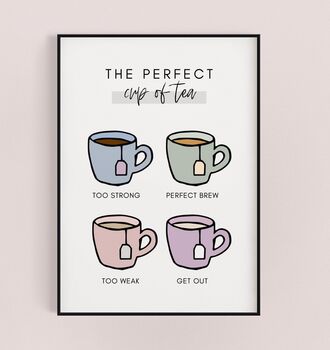 The Perfect Cup Of Tea Kitchen Print, 2 of 2