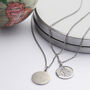 Personalised Oxidised Silver St Christopher Necklace, thumbnail 4 of 9