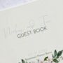 Personalised Lilac Floral Wedding Guest Book, thumbnail 6 of 7