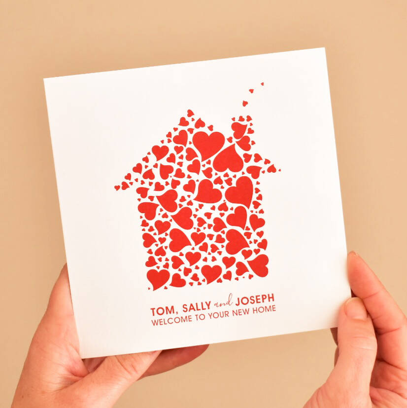 Personalised 'Welcome To Your New Home' Card, 1 of 3