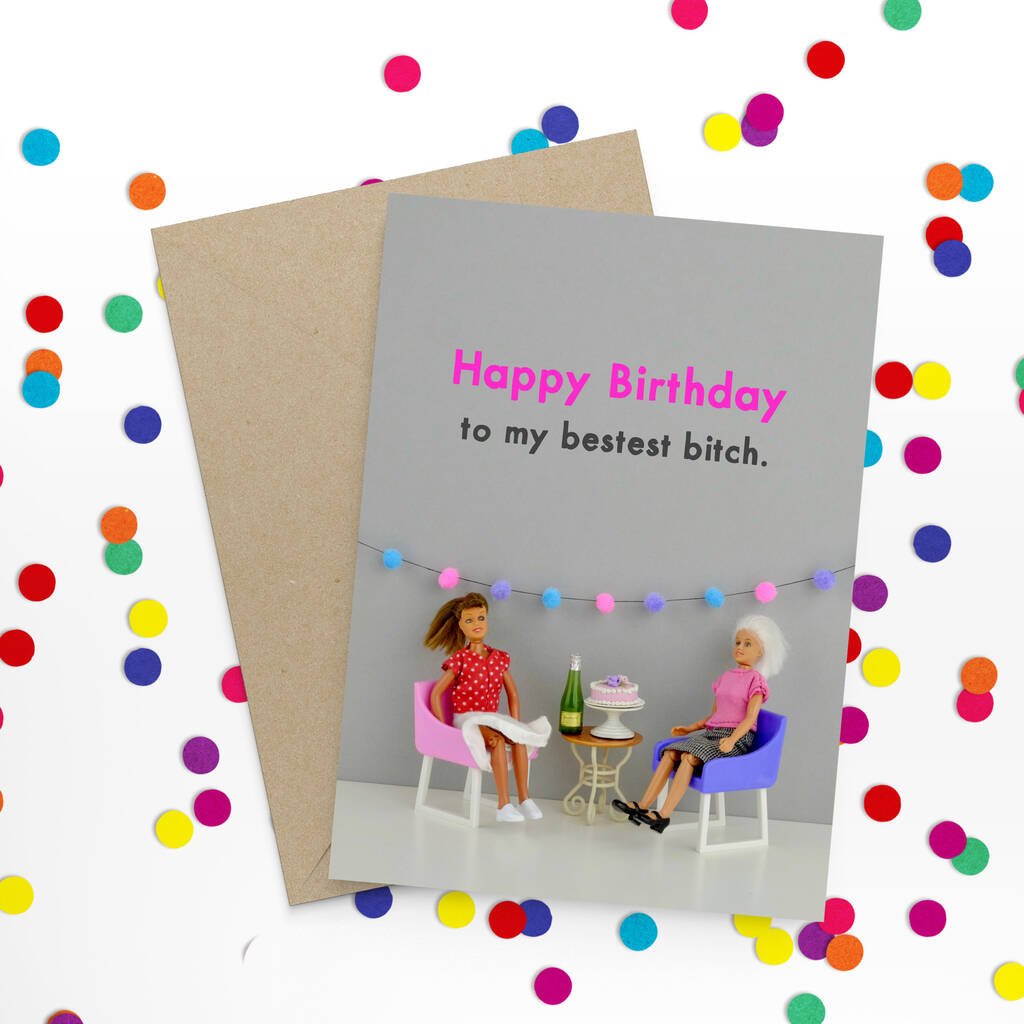 Best Bitch Birthday Card