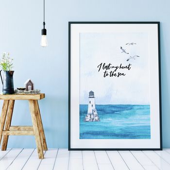 I Lost My Heart To The Sea Print, 3 of 3