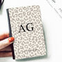 Leopard Print Personalised Passport Case, thumbnail 1 of 3