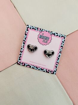 Koala Glitter Resin Studs / Australian Animal Gift / Novelty Wildlife Jewellery / Colourful Accessories, 2 of 5