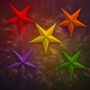 Party Pack Of 20 Star Decorations, thumbnail 2 of 7