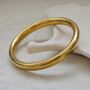 Chunky Gold Bangle, thumbnail 2 of 10