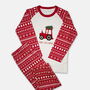 Red Tractor Christmas Pyjamas, thumbnail 3 of 3