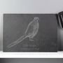 Personalised Country Style Pheasant Slate Placemat, thumbnail 2 of 3