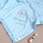 Personalised Blue Bubble Blanket For Boy, thumbnail 1 of 6