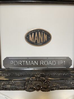 Portman Road Metal Football Street Sign – Designed And Made In Britain, 2 of 10