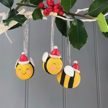 Christmas Set Of Bumble Bees, 5 of 6