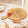 Personalised Christmas Pizza Family Board, thumbnail 1 of 4