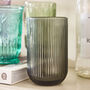 Set Of Four Vintage Colour Embossed Highball Tumblers, thumbnail 6 of 8