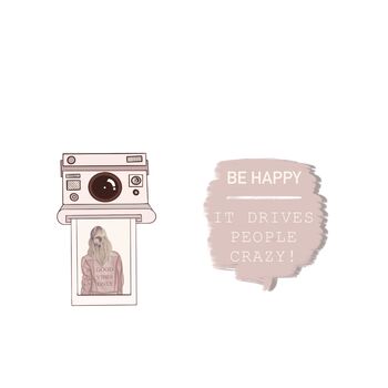 Be Happy Sticker Set, 4 of 5