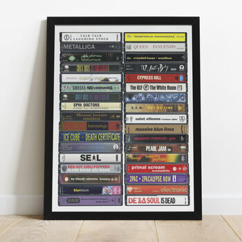 33rd Birthday, Music From 1991, 33rd Personalised Print, 3 of 9