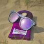 Rivington Seashell Sunglasses With Tinted Lens, thumbnail 3 of 6