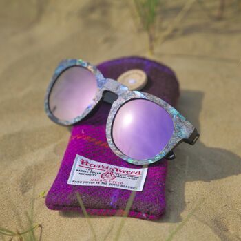 Rivington Seashell Sunglasses With Tinted Lens, 3 of 6