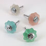 G Decor Fiero Flower Frosted Melon Glass Pull Knobs, thumbnail 6 of 6