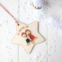 Personalised Couple And Kitten Christmas Decoration, thumbnail 2 of 5