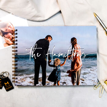 Personalised Family Photo Memory Scrapbook Album, 4 of 8