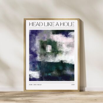 Nine Inch Nails Head Like Hole Abstract Song Art, 3 of 4