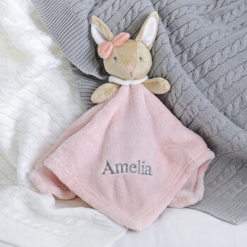 Personalised Bunny With Bow Comforter, 4 of 7