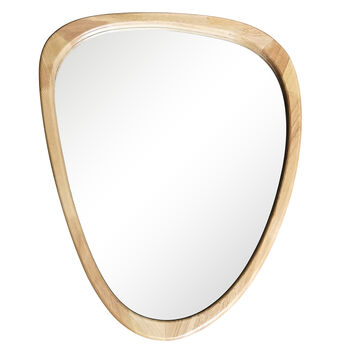 Camares Wood Organic Pebble Mirror, 2 of 5