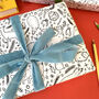 Colouring In Christmas Animals Wrapping Paper, thumbnail 9 of 12