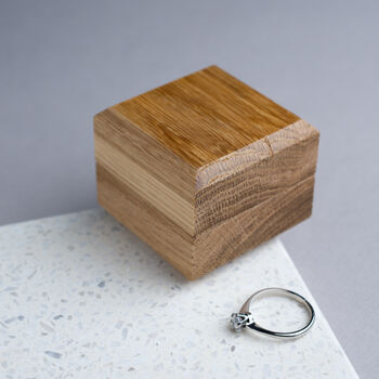 Handmade Wooden Engagement Ring Box, 4 of 8