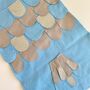 Grey Blue Little Fish Costume For Children And Adults, thumbnail 5 of 10