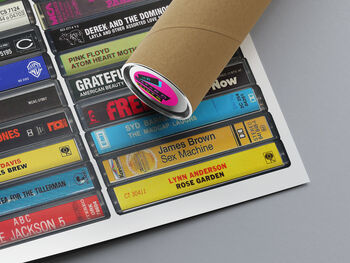 55th Birthday Personalised Print Music From 1971, 5 of 10