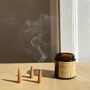 Lemon Balm Incense Cones In Apothecary Style Jar, thumbnail 1 of 6