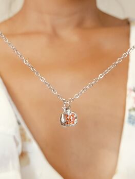 Red Pomegranate Pendant Necklace, 5 of 10