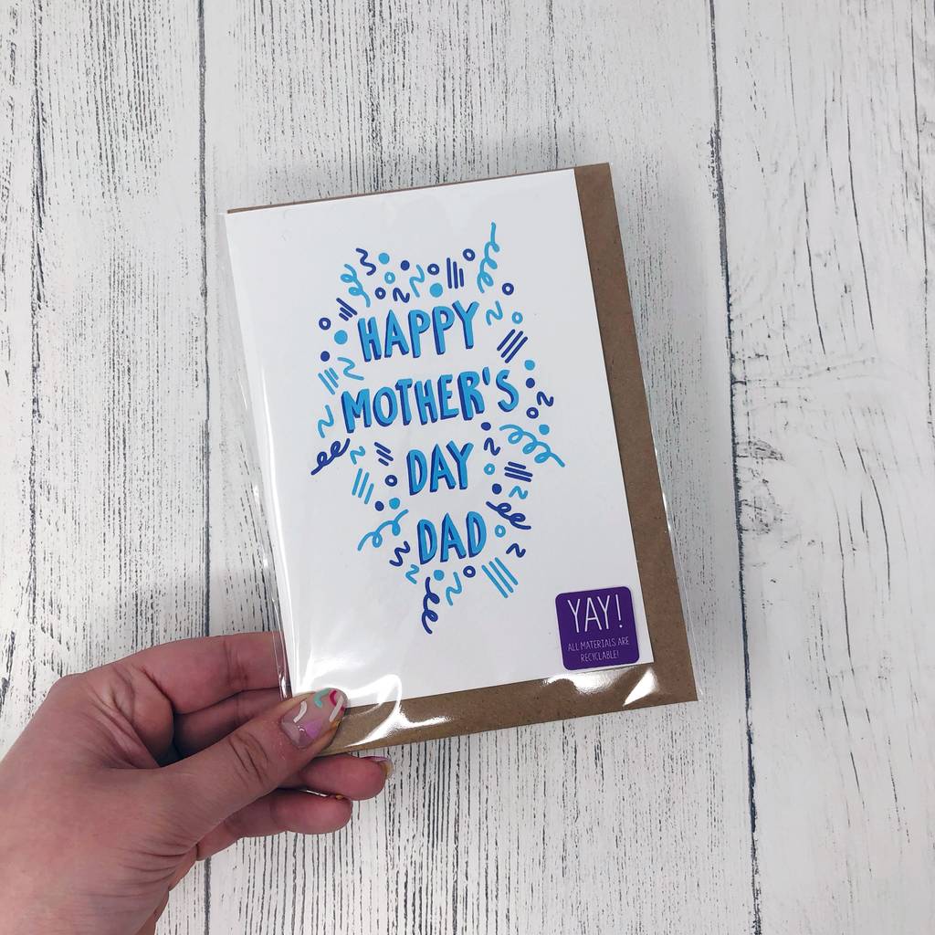 Mother's Day Card 'Happy Mother's Day Dad' By Xoxo Designs by Ruth ...