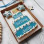 Personalised Fresh Cream Splodge Birthday Cookie Letterbox Gift, thumbnail 2 of 6