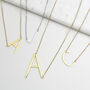 Initial Necklace In Silver, Gold Or Rose Gold, thumbnail 12 of 12
