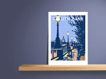 London Southbank Art Print, 3 of 3