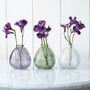 Coloured Glass Leaf Vase, thumbnail 1 of 2