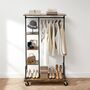 Five Tier Clothes Organiser Rack On Wheels, thumbnail 1 of 8