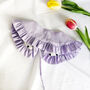 Kid's Pastel Purple Cotton Detachable Collar, thumbnail 3 of 3