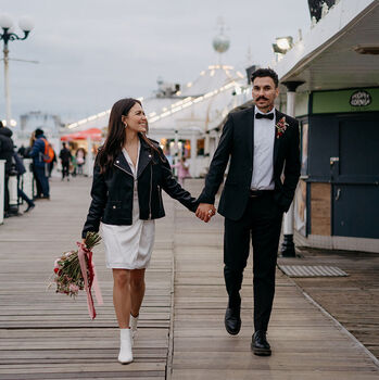 Lovestruck Electric Lightening Bolts Wedding Jacket, 9 of 10