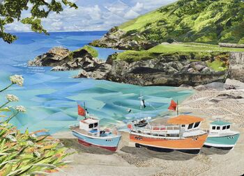 Cadgwith Cove, Cornwall Art Print, 4 of 4