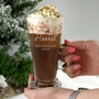 Personalised Heart Latte Glass, thumbnail 2 of 2