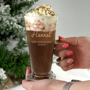 Personalised Heart Latte Glass, 2 of 2