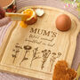 Personalised Dippy Eggs Board For Mum, thumbnail 2 of 4