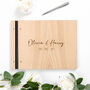Personalised A4 Wooden Guest Book, thumbnail 8 of 11