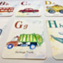 A Z Vehicle Children's Flash Cards, thumbnail 5 of 12